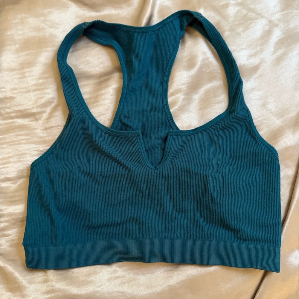 Forever 21 Deep Teal Sports Bra